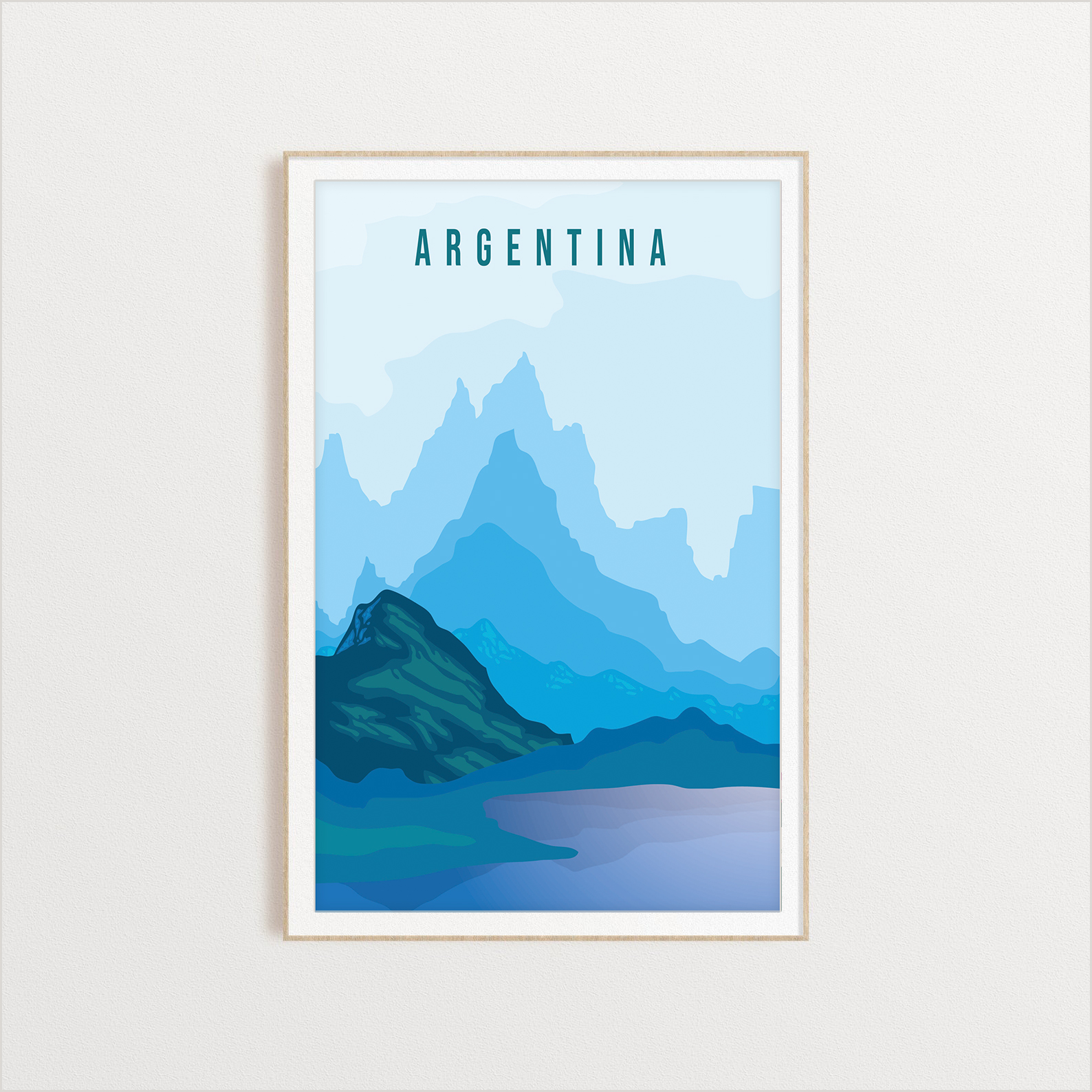 Venezuela country digital art print