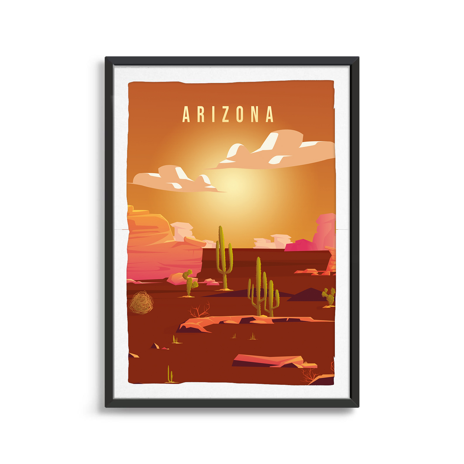 Arizona state digital art print