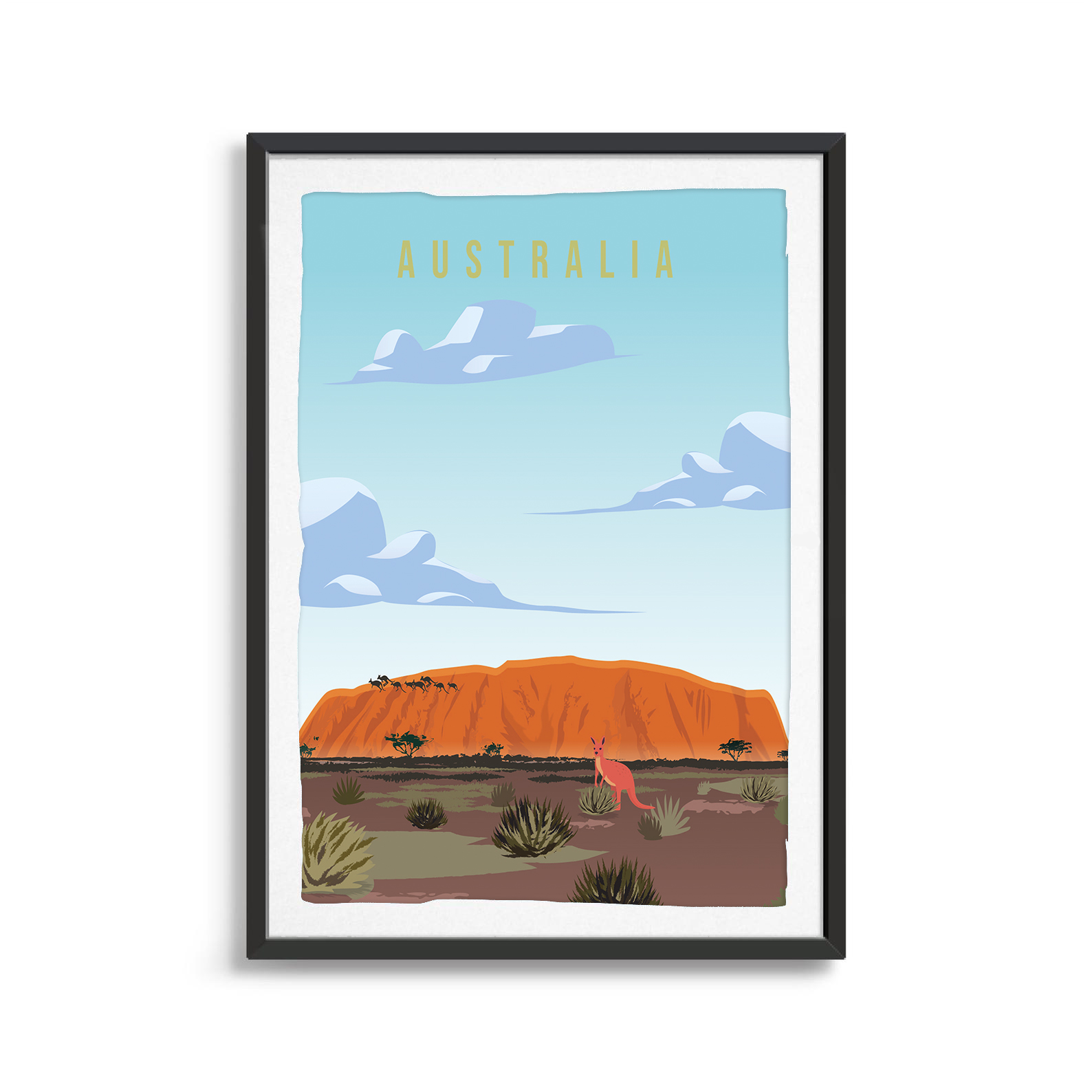 Afghanistan country digital art print