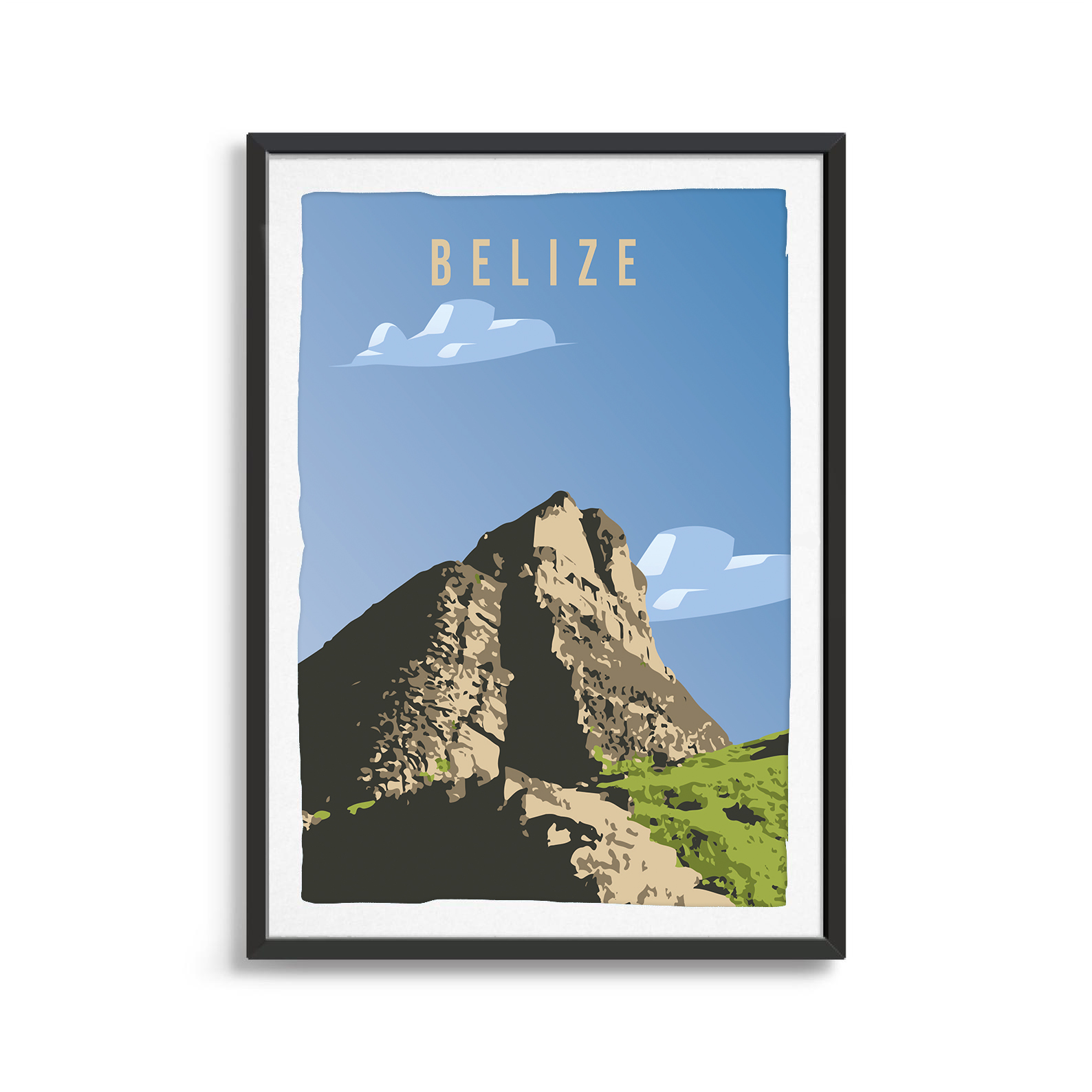 Azerbaijan country digital art print