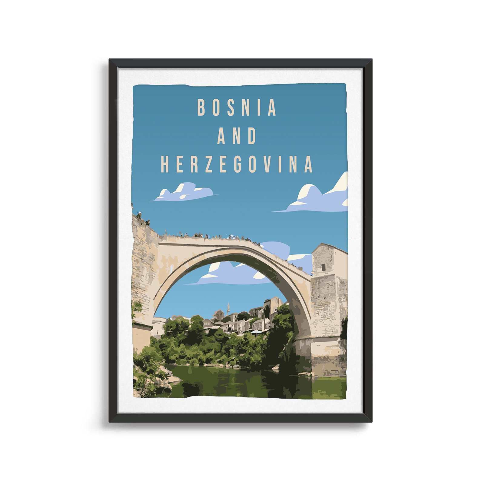 Barbados country digital art print