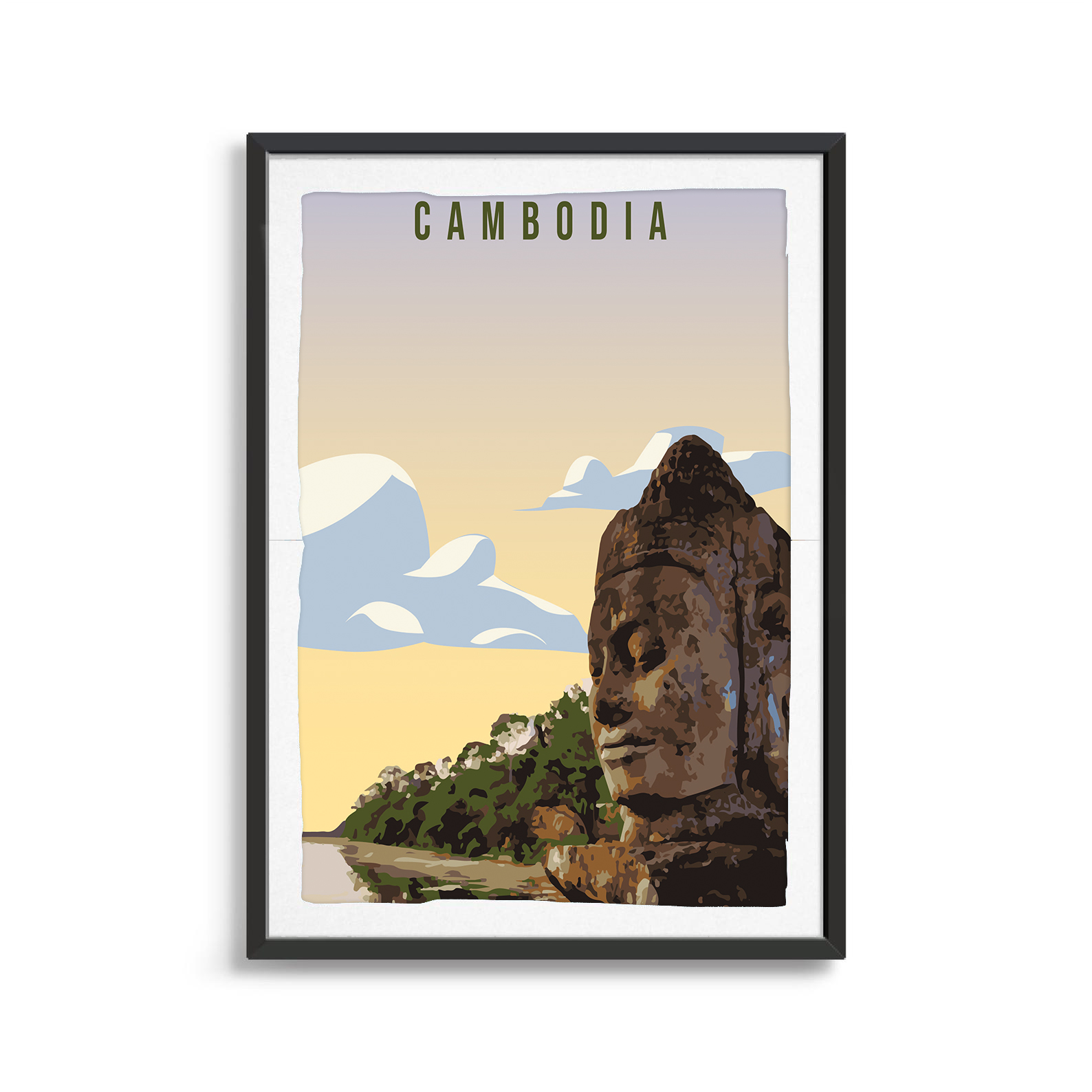 Burundi country digital art print