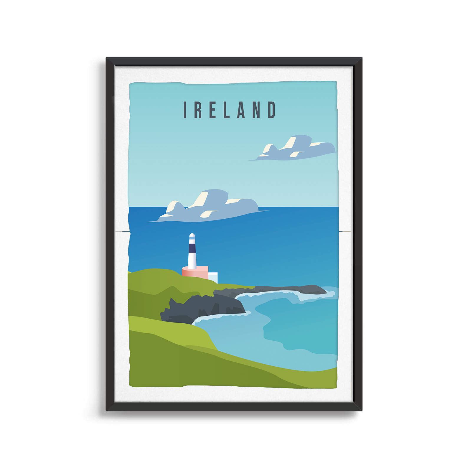 Ireland country digital art print