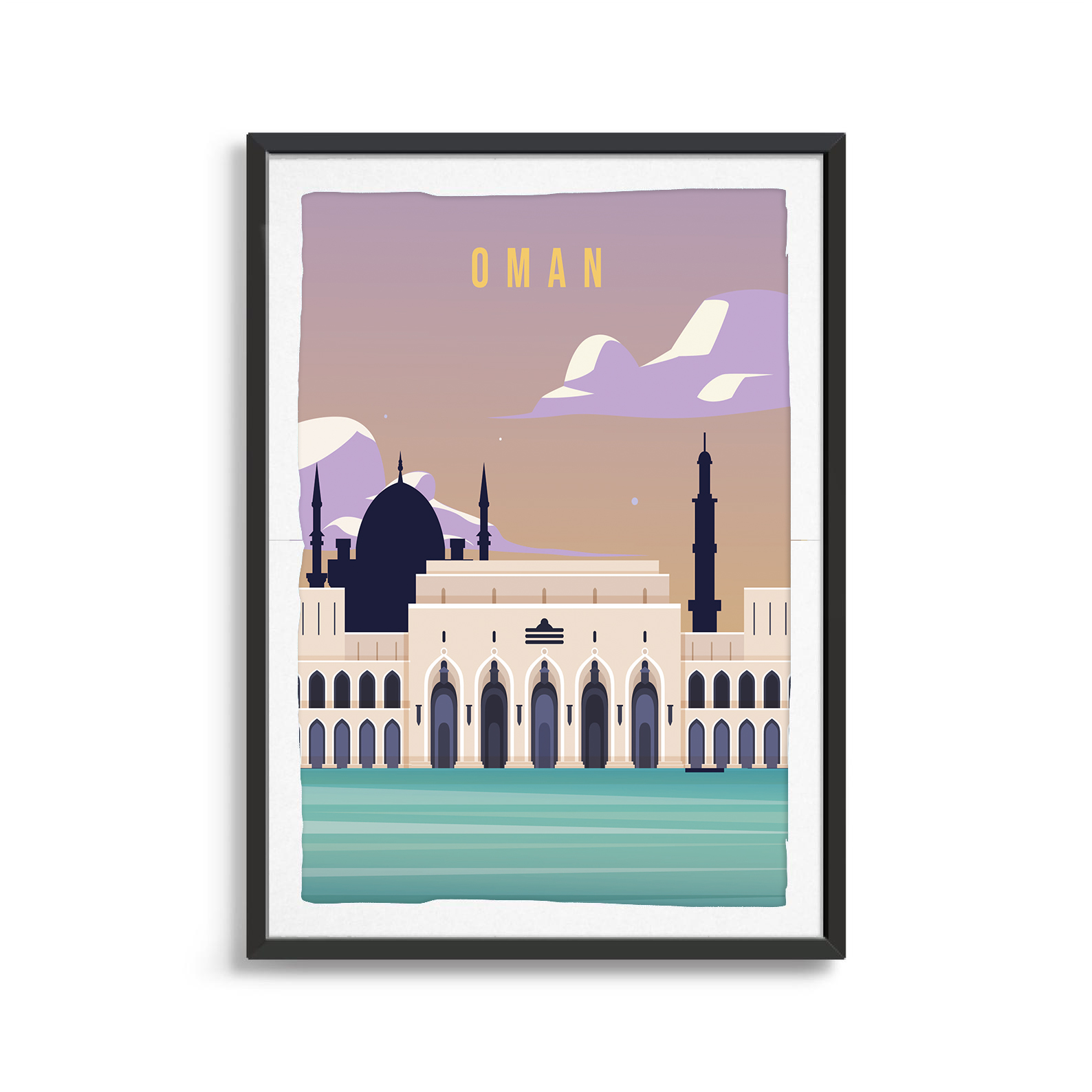 Oman country digital art print