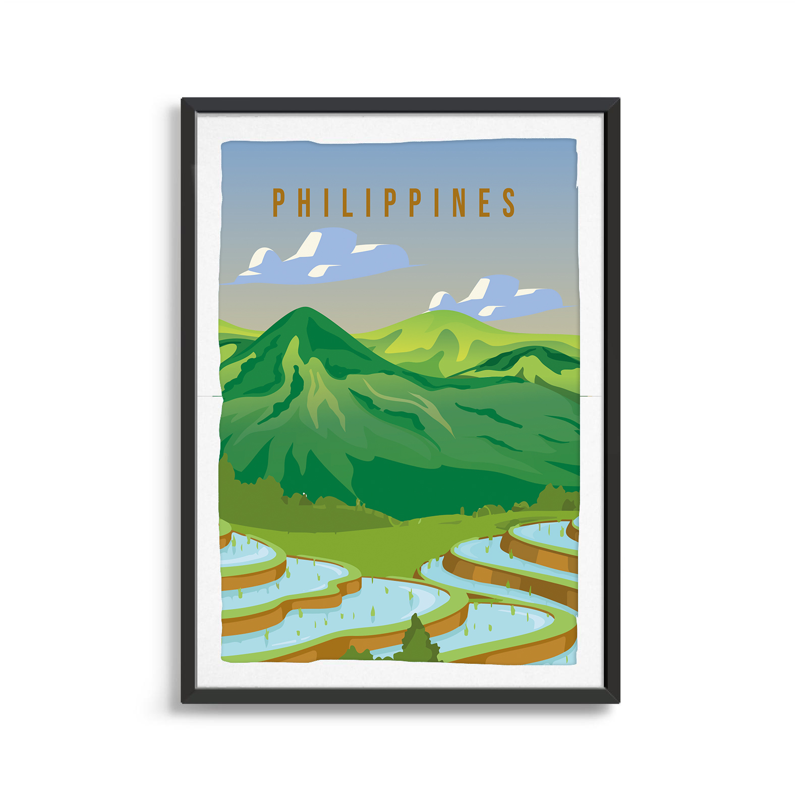 Philippines country digital art print