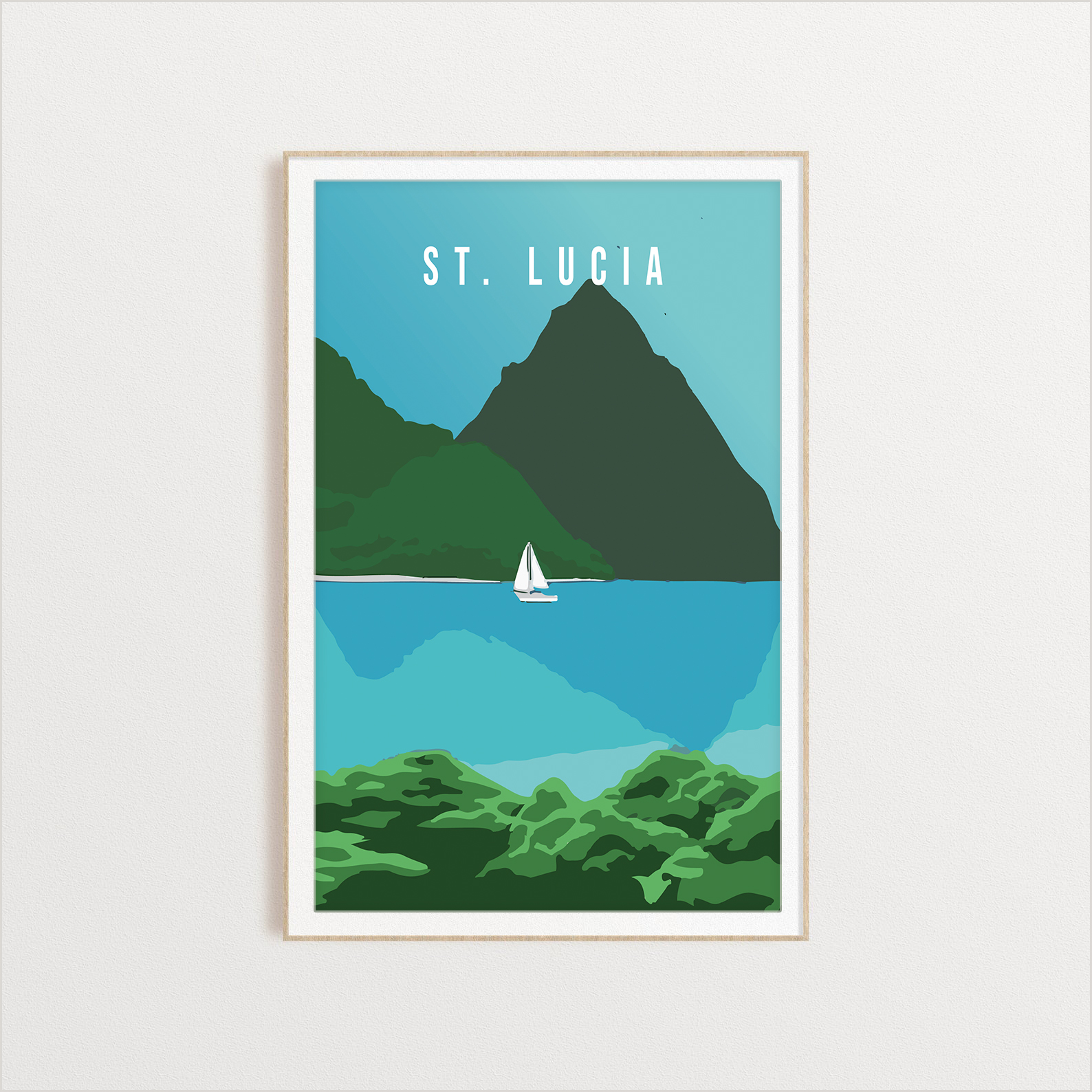 Sudan country digital art print