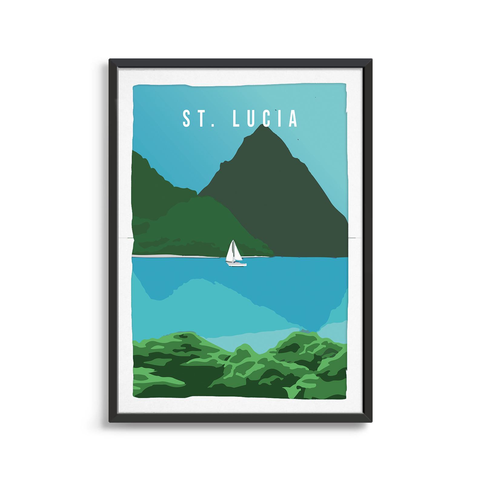 Sudan country digital art print