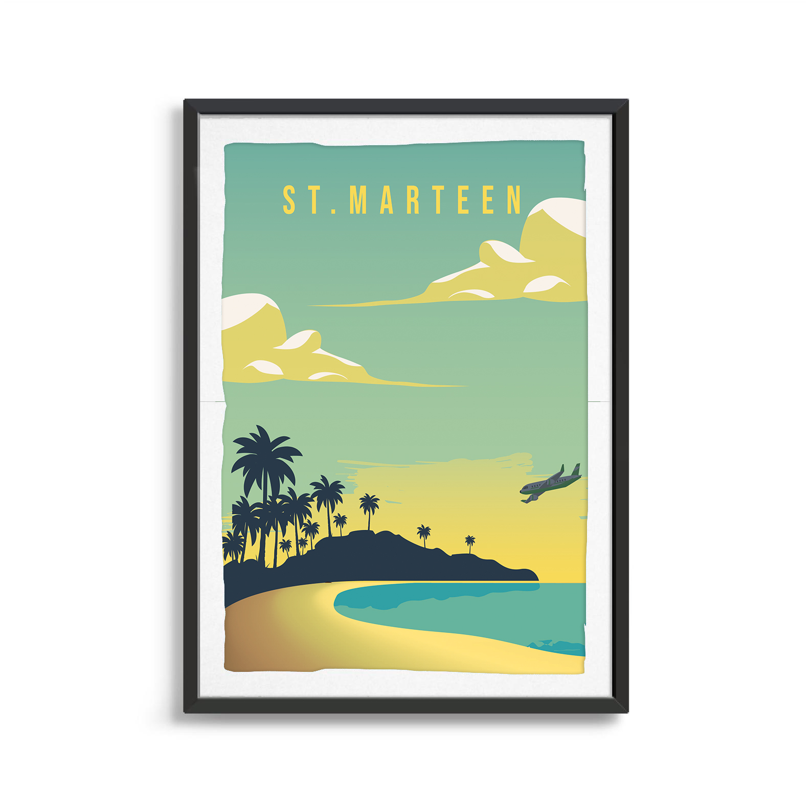 Suriname country digital art print