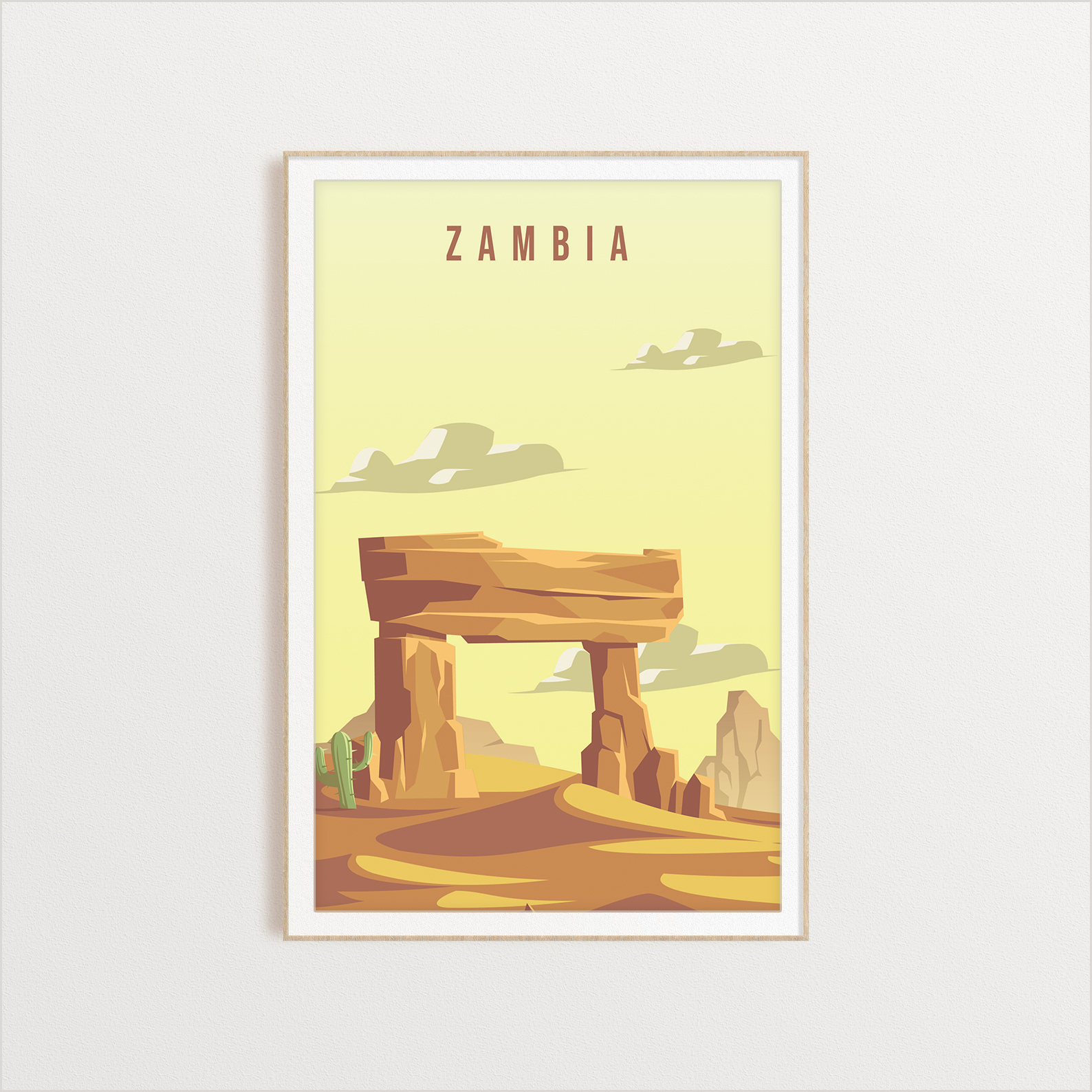 Tunisia country digital art print