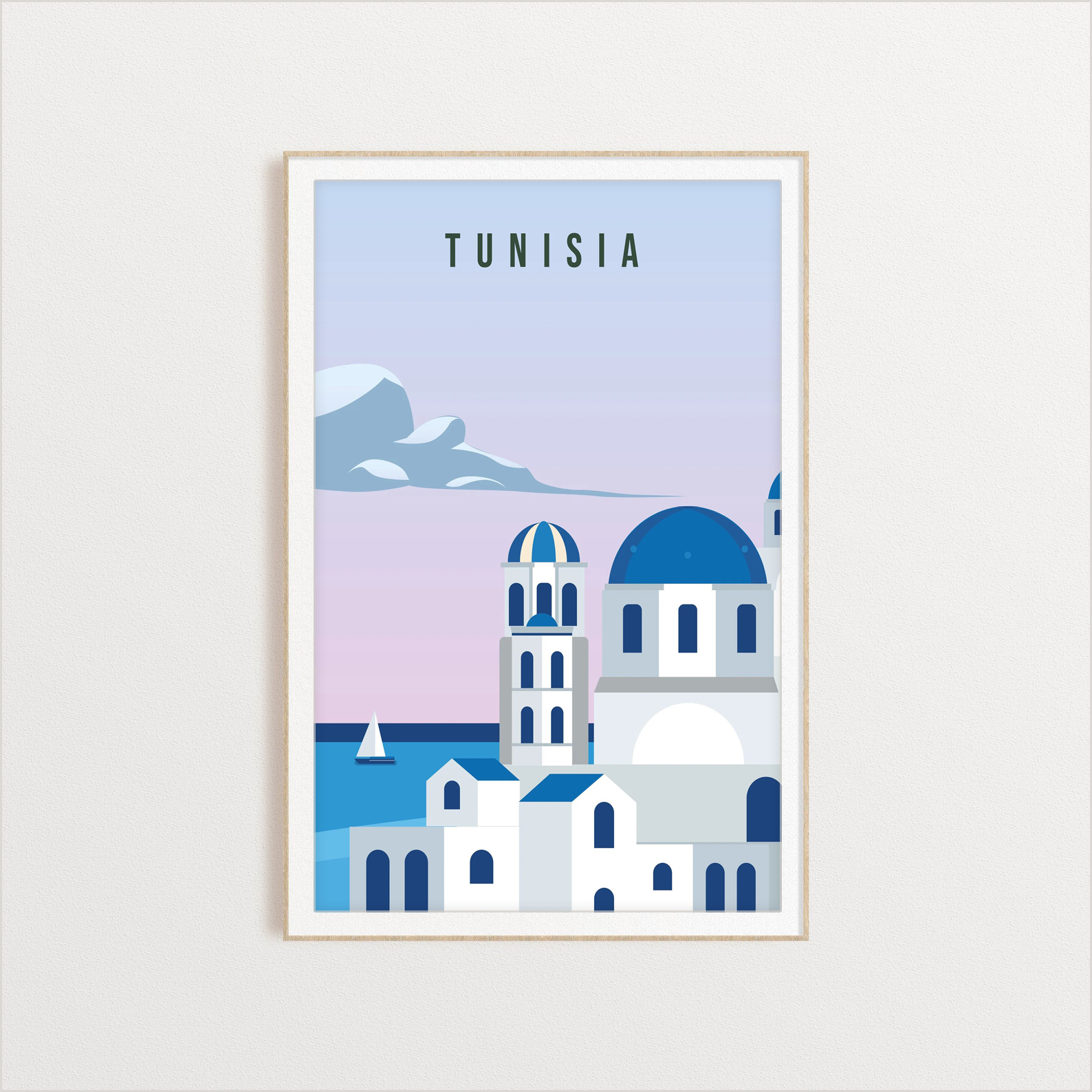 Tunisia country digital art print